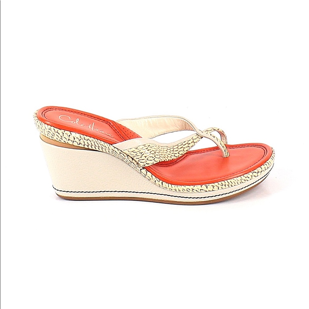 Cole Haan Nike Air Caprice wedge size 7 1/2 snakeskin